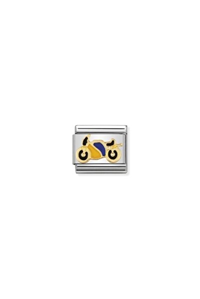 NOMİNATİON Composable Classic Sports In Stainless Steel With Enamel And 18k G...