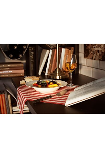 IKEA 4 Adet Derin Tabak Beyaz 24 Cm Feldispat Porselen Derin Çukur Tabak Yemek Tabağı