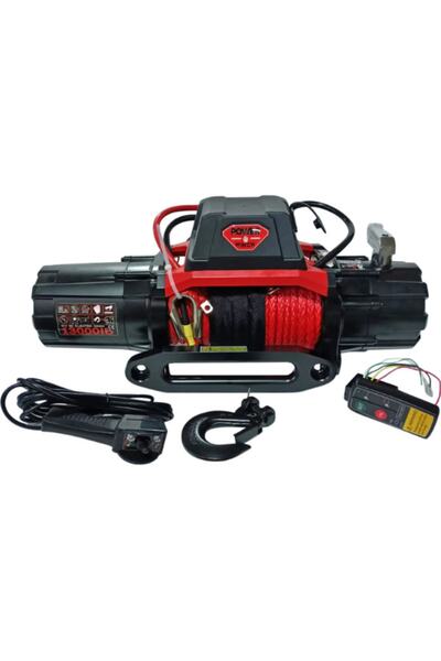 POWER 13000 Lb Premıum Sentetik Halatlı Vinç
