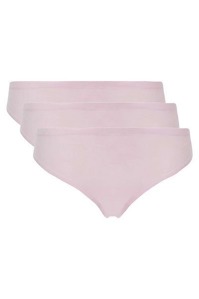 Chantelle Damen Tanga, 3er Pack - String, SoftStretch, nahtlos, unsichtbar, Einheitsgröße