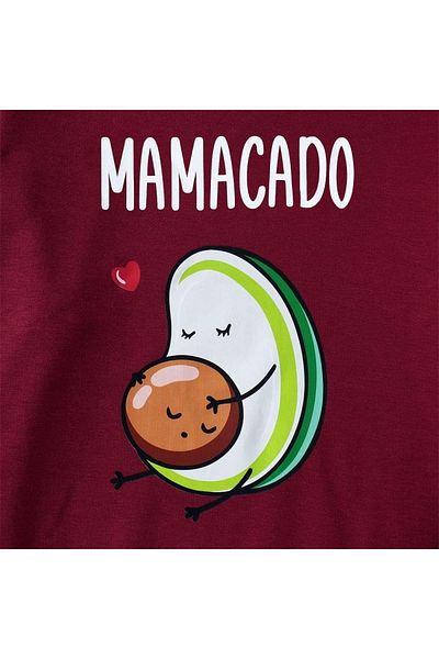 Machetta Суитшърт с качулка и щампа Mamacado за бременни