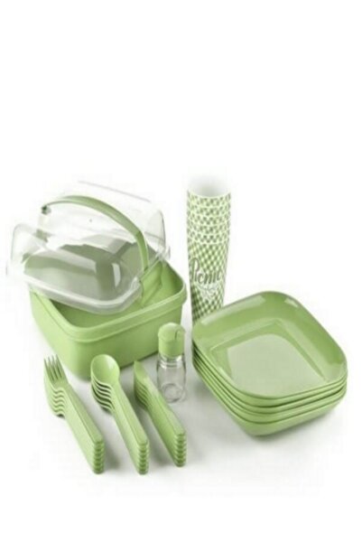 Titiz Plastik Ms Piknik Seti 6 Kişilik (32parça)