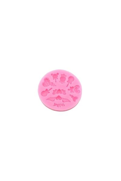 PASTRY PLANET Heart Lollipop Silicone Sugar Dough Mold