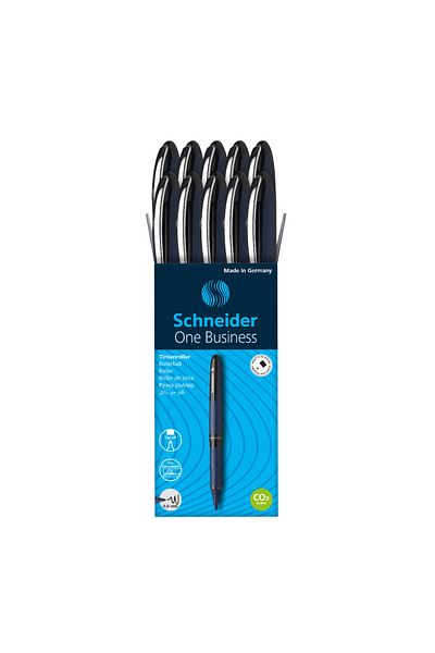 SCHNEIDER One Business 0.6 Signing Pen Single Color 10pcs Black