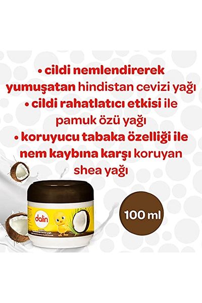 Dalin Coconut Vaseline 100 ml 1 Pack (1 X 100 ml)