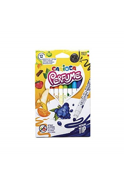 CARIOCA Set of 12 Scented Felt Tip Crayons