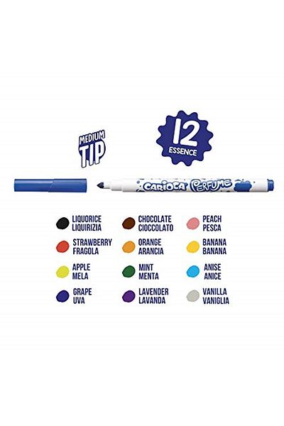 CARIOCA Set of 12 Scented Felt Tip Crayons