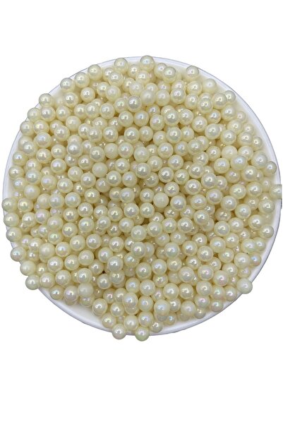 Hedef Bijuteri حبات لؤلؤ جانجانلي كريمية غير مثقبة 6 مم، لؤلؤة بلاستيكية غير ...