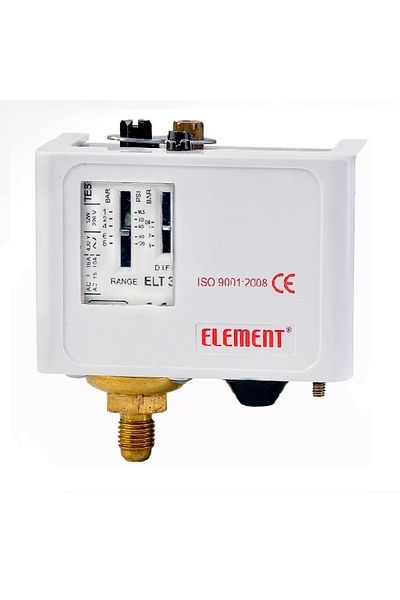 Element Elt-35 Pressostat - 0/8bar Sae 1/4 بوصة ذكر منزلق