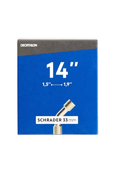Decathlon Iç Lastik - 14 Inç - 1,5 / 1,9 Kesit - Schrader Eğimli Valf Uyumlu
