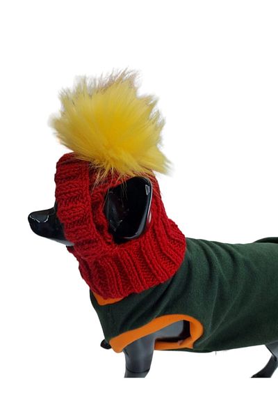 Zeyşil Pati Giyim Knitted Cat And Dog Hat