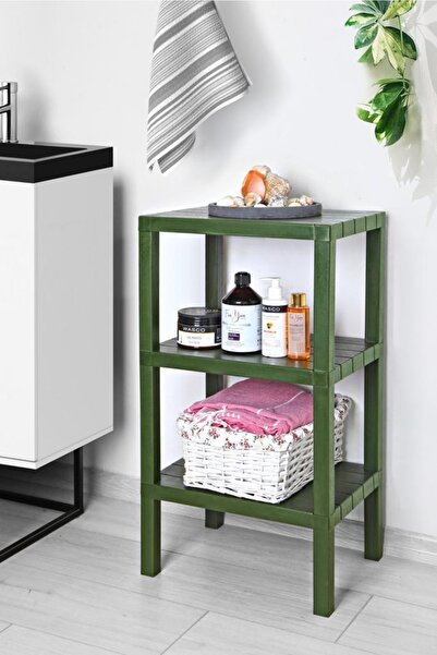 Mim Life 3 Katlı Düzenleyici Plastik Raf Ünitesi Kitaplık, Banyo, Mutfak Rafı...