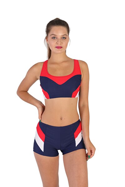 Swana Costum de baie modelat pentru femei - cu pantaloni scurți