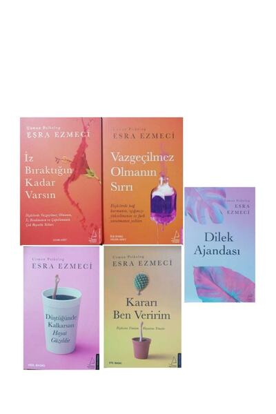 Destek Yayınları Esra Ezmeci 4 Kitap Set + Esra Ezmeci 2023 Dilek Defteri Aja...