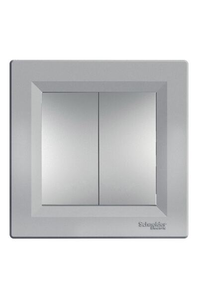 Schneider Electric Schneider Asfora Plus Alüminyum Ikili Anahtar Komütatör Çe...