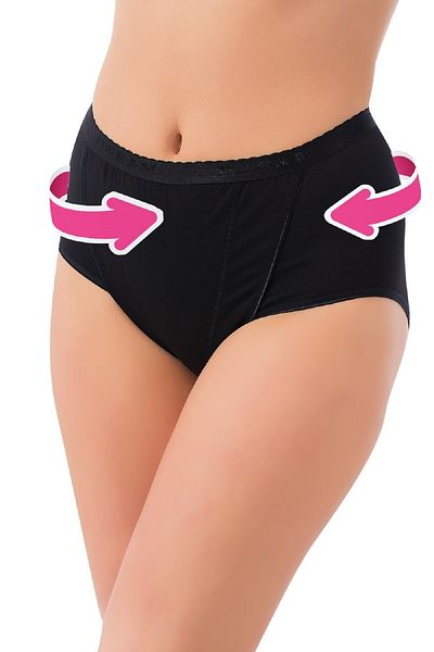 LÜX DRM İÇ 2 Πακέτο, Βαμβάκι & Lycra, για γυναίκες με φαρδιούς γλουτούς, σούπερ ψηλόμεσο, γυναικείο σώβρακο Bato 491