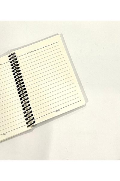 Folix Bloc de note cu copertă spiralată A6 Kraft 70 Yp. 1 pachet cu dungi (6 bucăți)
