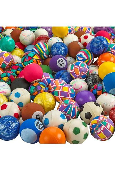 UĞURDAN 6 Pieces Jumping Play Ball Cat Toy Mixed Pattern