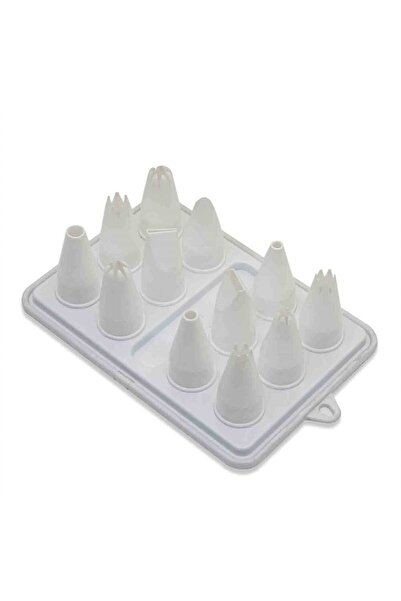 AGN STORE Plastik 12 Li Duy Dekorasyon Seti (krema Sıkma Ucu)