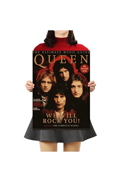 Caph Design Queen Vintage Kraft Poster - 33x48cm