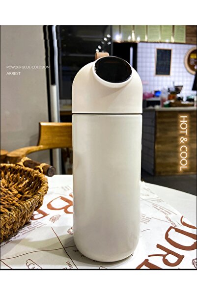 hediyeconcepti 380ml Paslanmaz Çelik Lcd Ekran Akıllı Termos