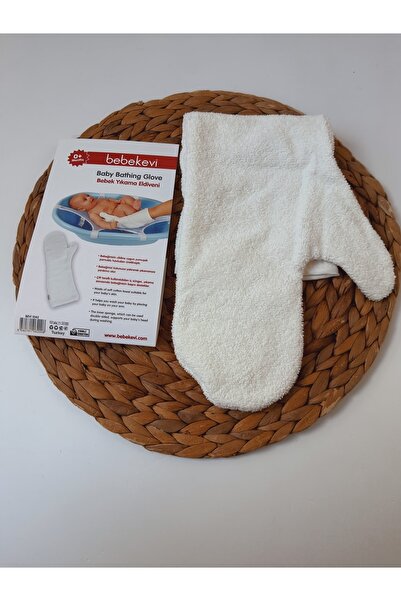 PİLEKİ BABY , Bebekevi Pamuklu Bebek Yıkama Eldiveni , Bebek Banyo Lifi