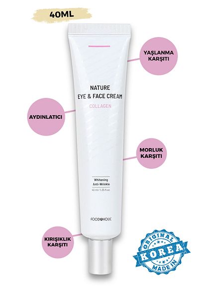 FOODAHOLIC Collagen Intensive and Firming Brightening Wrinkle - Eye Contour and Face Cream
