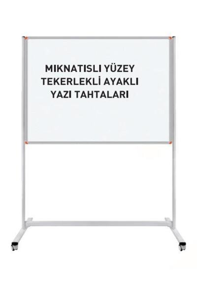 Panda Yazı Tahtası Mıknatıslı Yüzey Tekerlekli Ayaklı Sabit Tek Taraflı 90x120 Pan 565