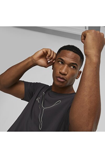 Puma Performance Cat Tee - Ανδρικό Μαύρο T-Shirt