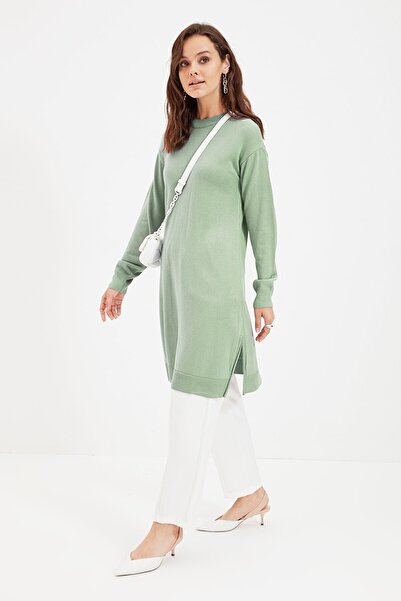 Trendyol Modest Sweater - Green - Relaxed fit