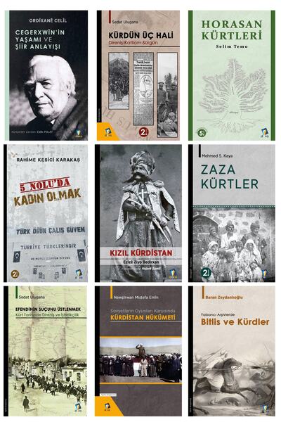 Dara Yayınları Kürt Tarihi Kitapları - Kürt Tarihi ve Araştırmaları Seti (9 k...