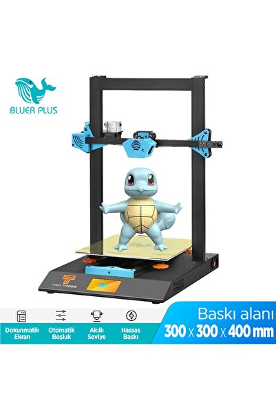 Two Trees Bluer Plus Blu-5 Dokunmatik Ekranlı 3d Yazıcı Printer (300mmx300mmx...