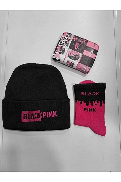 GC GÖKHAN CLUB Πορτοφόλι Blackpink Socks Beret