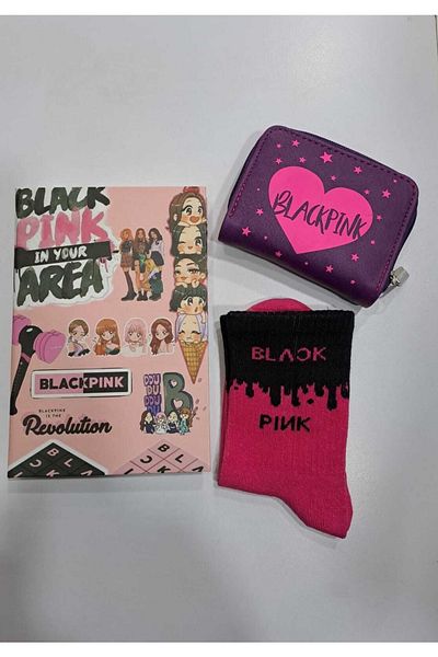 GC GÖKHAN CLUB Portofel cu șosete Blackpink Notebook