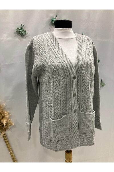 Sel Tekstil Plus Size Mother Cardigan