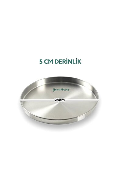 YILDIZ ARKAR Alüminyum Baklava Börek Fırın Tepsisi 24 Cm