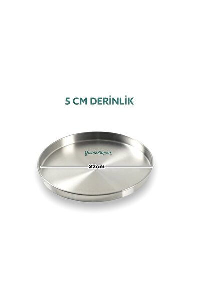 YILDIZ ARKAR Alüminyum Baklava Börek Fırın Tepsisi 22 Cm