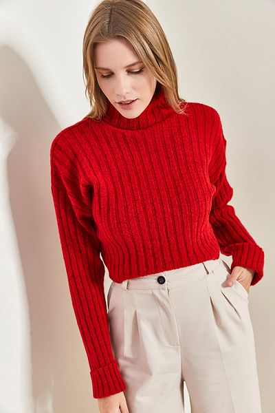 Bianco Lucci Rollkragenpullover für Damen
