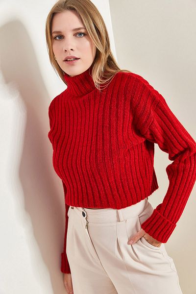 Bianco Lucci Rollkragenpullover für Damen