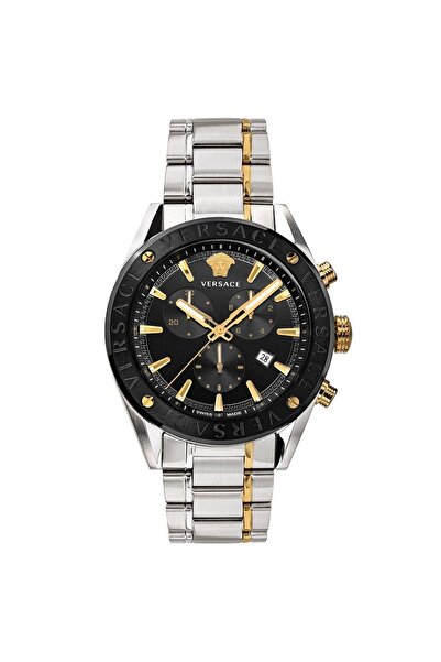 Versace Swiss Made Vrscvehb00619 44 mm Gri Erkek Kol Saati