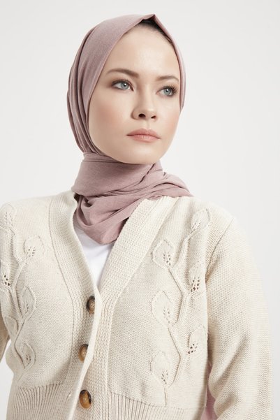 Gülsoy Women's Cotton Cotton Shawl Dried Rose - 16
