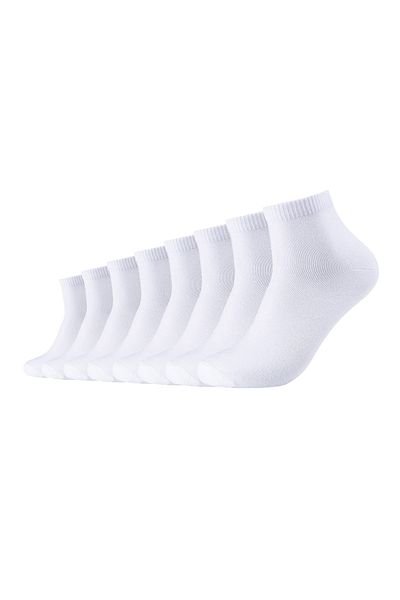 s.Oliver Packung mit 8 Unisex-Socken – Viertel, einfarbig