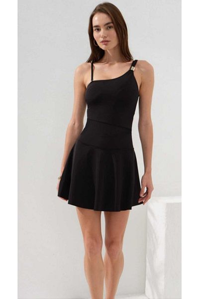 Pierre Cardin One Shoulder Tulle Dress Swimsuit