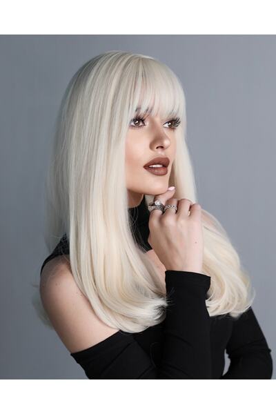 Fenomen Peruk Πολυτελής προσαρμοσμένη κρύα κίτρινη περούκα Vip με καρφίτσες