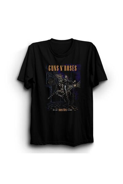 The Fame Guns N' Roses, Boston, rok, metal majica