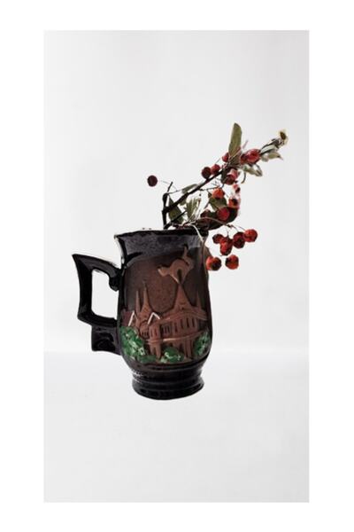 Namaste Vintage Riga'dan Otantik Küçük Dekoratif Vazo