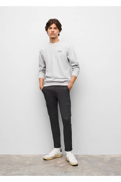 Mango Teen Cotton Cargo Pants