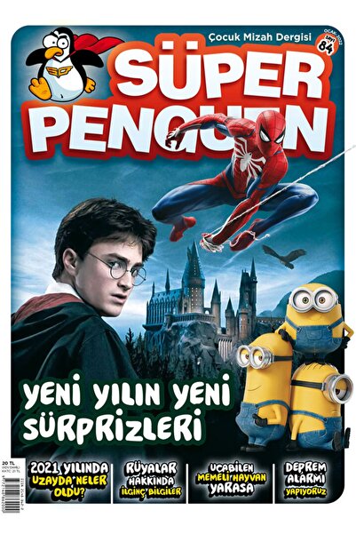 Süper Penguen Çocuk Mizah Dergisi 84. Sayı