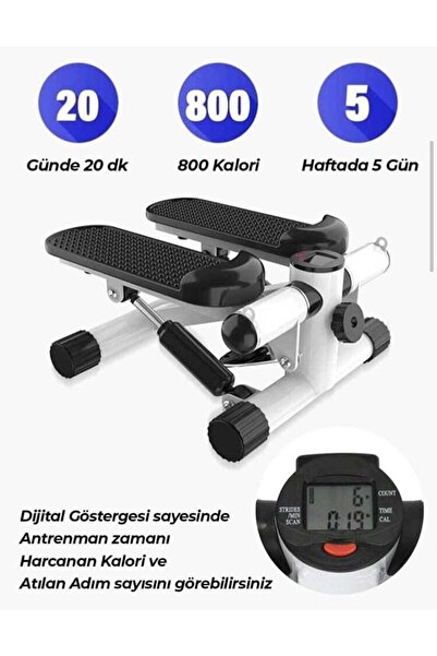 Riddex Spor Ve Kondisyon Ipli Fitness Stepper Egzersiz Aleti Total Body Twister Cross Step