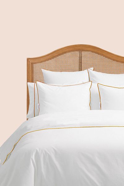 RİTMOHOME Комплект завивка за двоен юрган, 100% памук, канела, размер "king size", размер "king size"